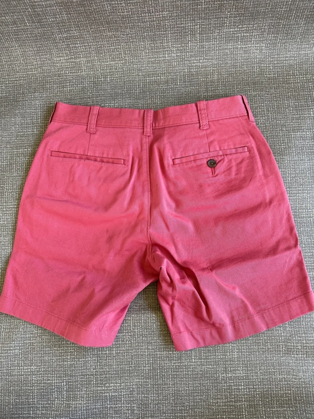 J Crew Mercantile Flex Men's Chino Shorts Size 29 Salmon Pink Stretch 8
